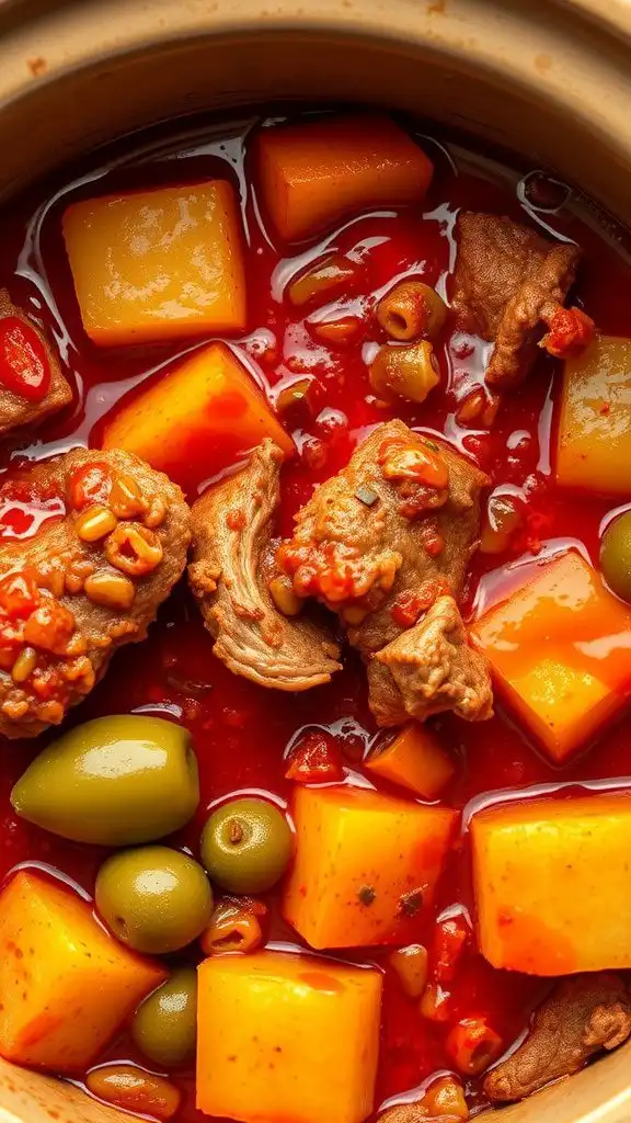 spanish paprika ground beef potato cazuela