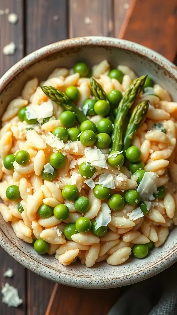 spring vegetable risotto