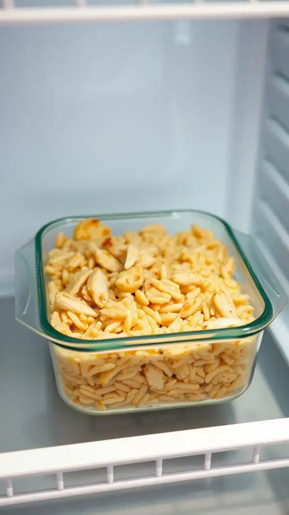 storing leftovers for later enjoyment