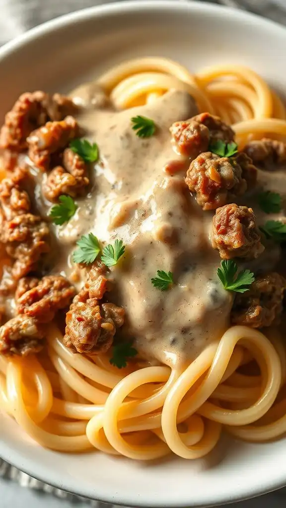 swedish meatball inspired ground beef dinner