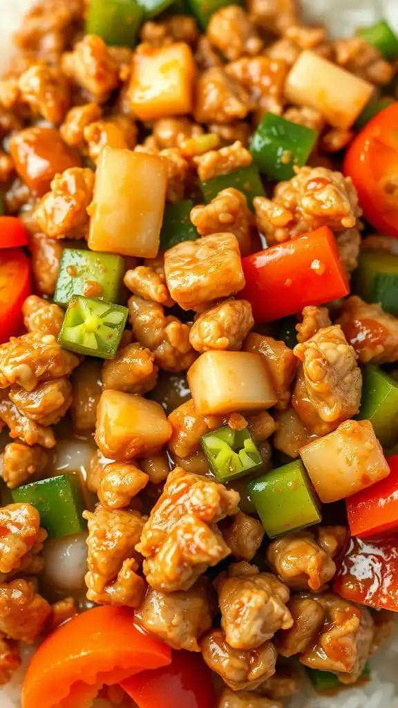 teriyaki ground chicken stir fry teriyaki ground chicken stir fry