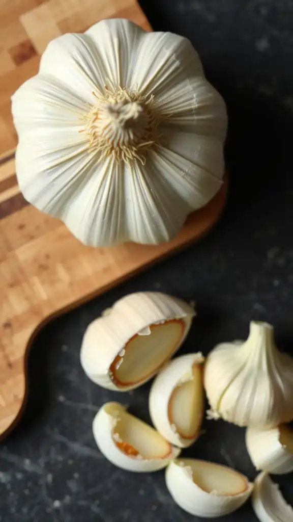 the role of garlic in the recipe