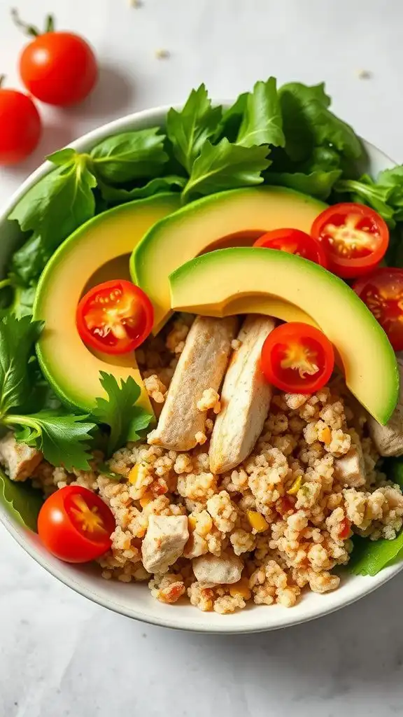 turkey quinoa bowl