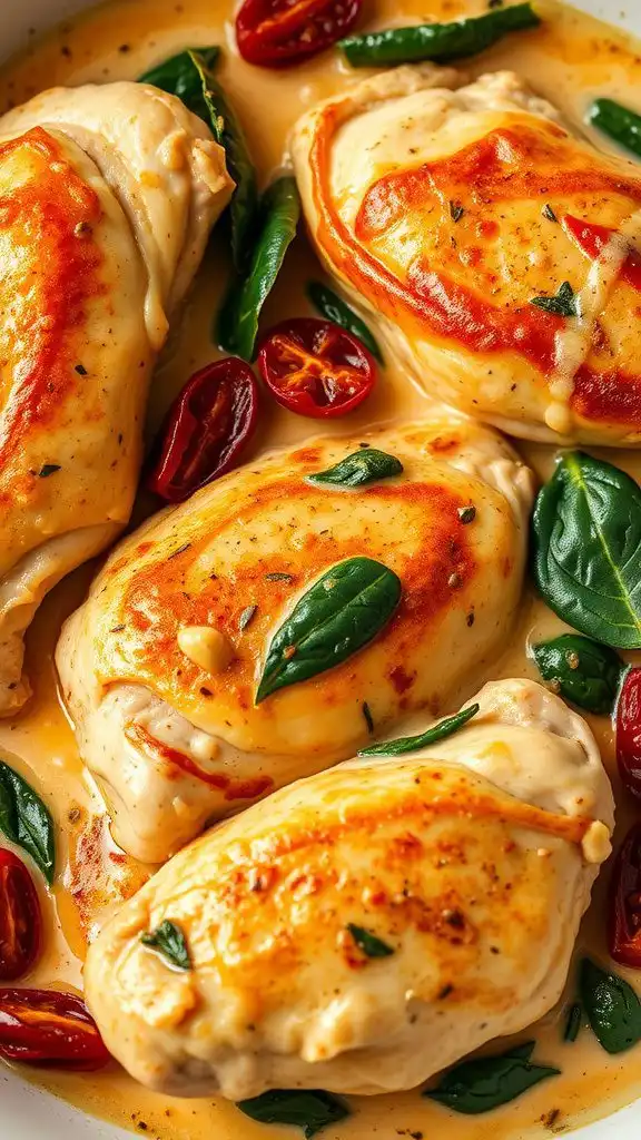 tuscan cream sauce chicken thighs