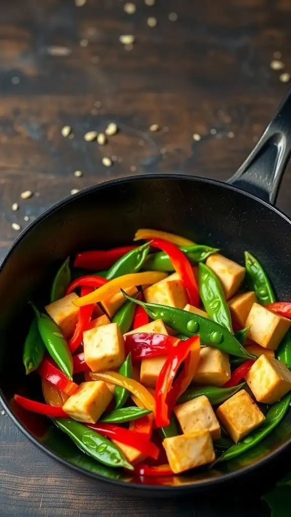 vegetable stir fry with tofu 4