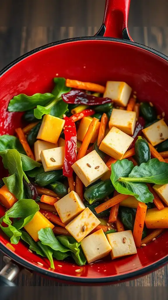 vegetable stir fry with tofu 5