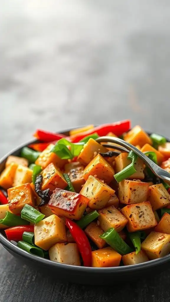vegetarian black pepper stir fry alternative