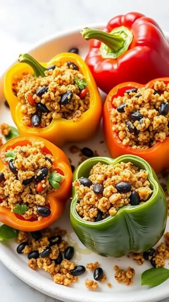 vegetarian stuffed peppers