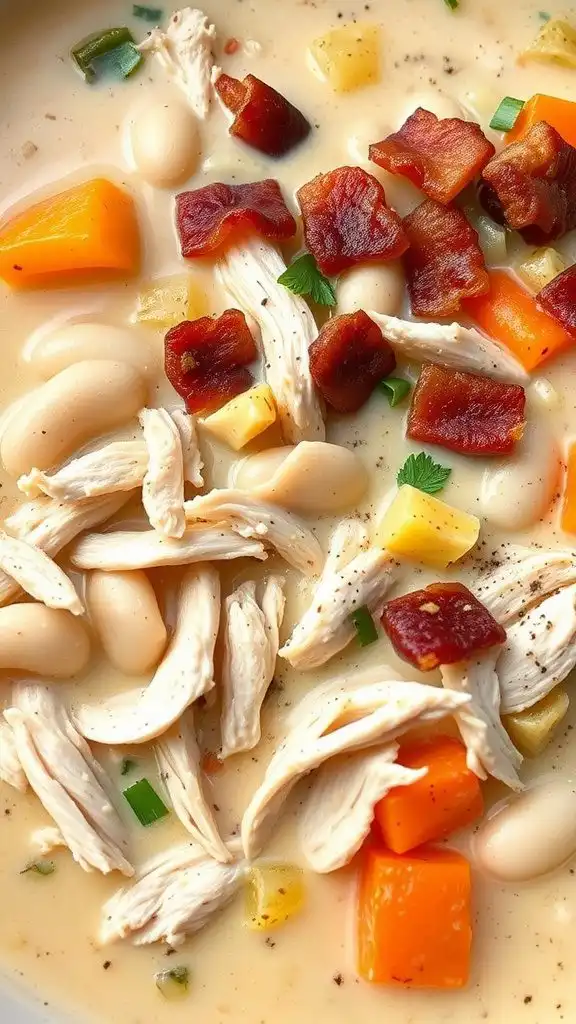white bean chicken chowder