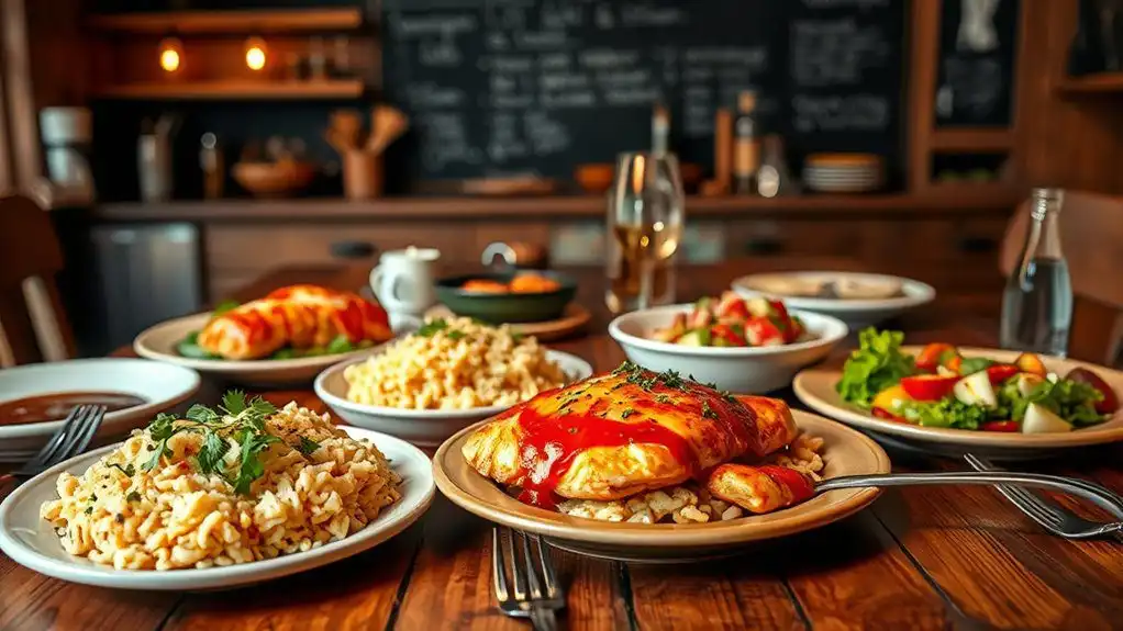 affordable restaurant style dinners