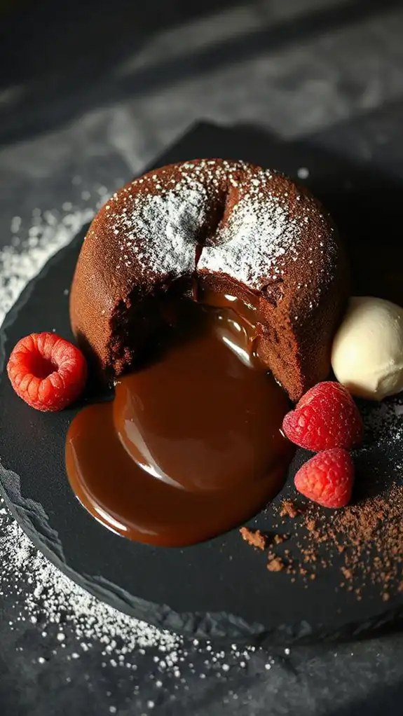 air fryer lava cake