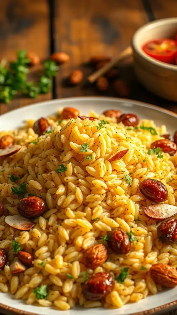 almond and raisin orzo almond and raisin orzo