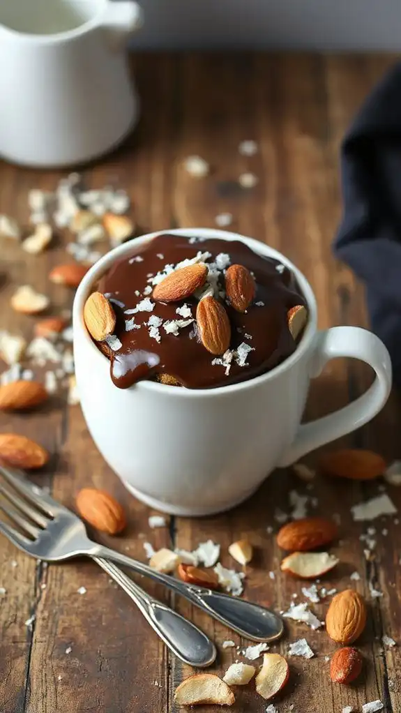 almond joy mug cake almond joy mug cake