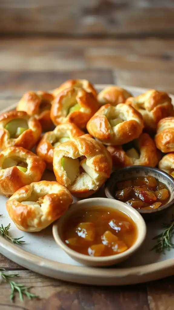 apple and brie pastries apple and brie pastries