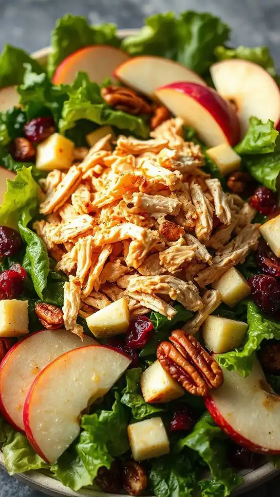 apple infused chicken salad