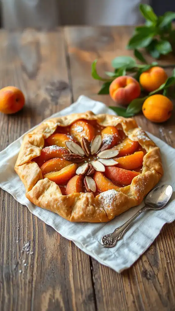 apricot almond dessert pastry