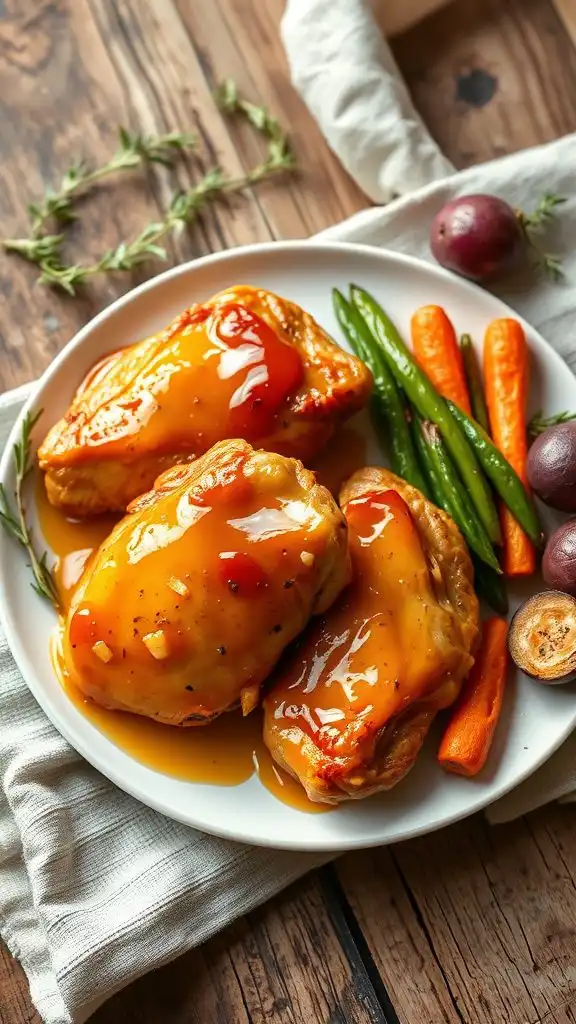 apricot glazed chicken recipe