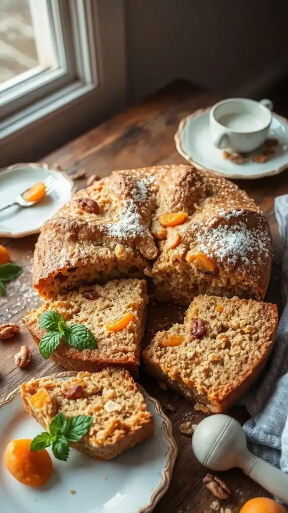 apricot oatmeal coffee cake