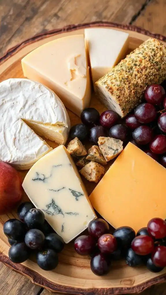 artisan cheese variety selection