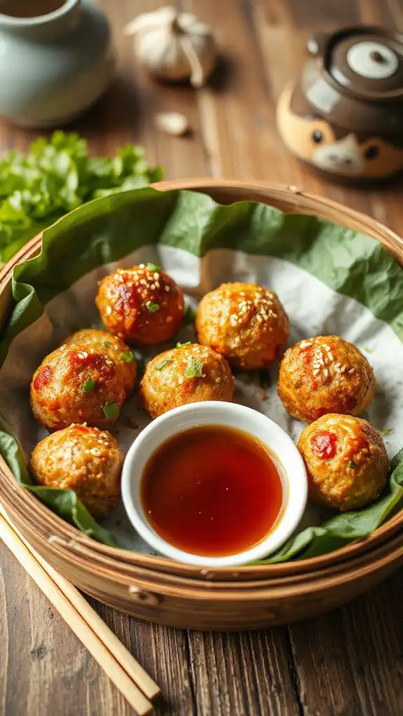 asian chicken meatball recipe