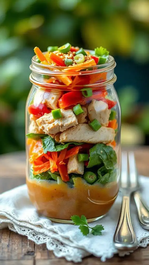 asian inspired chicken salad