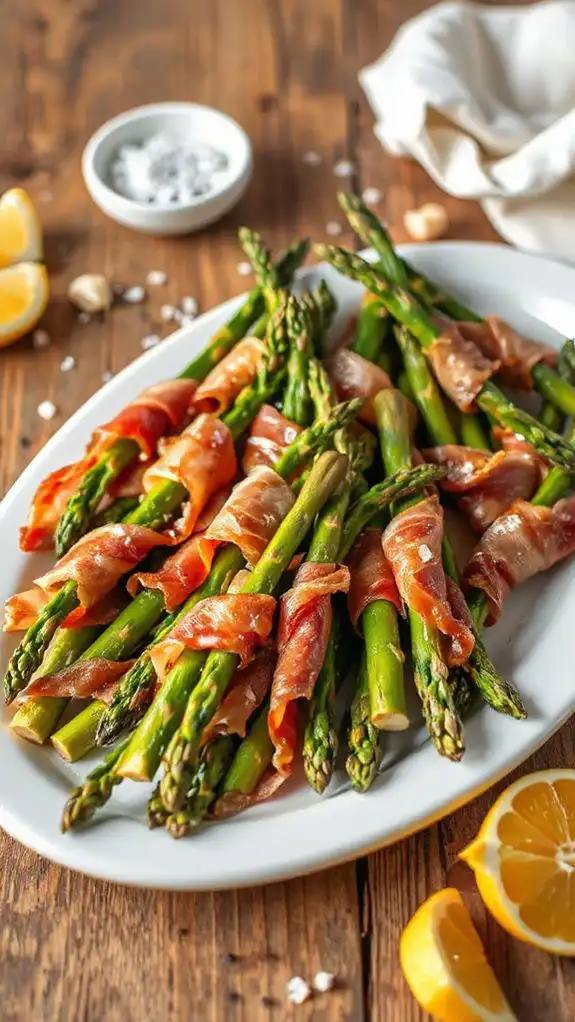 asparagus wrapped in prosciutto asparagus wrapped in prosciutto