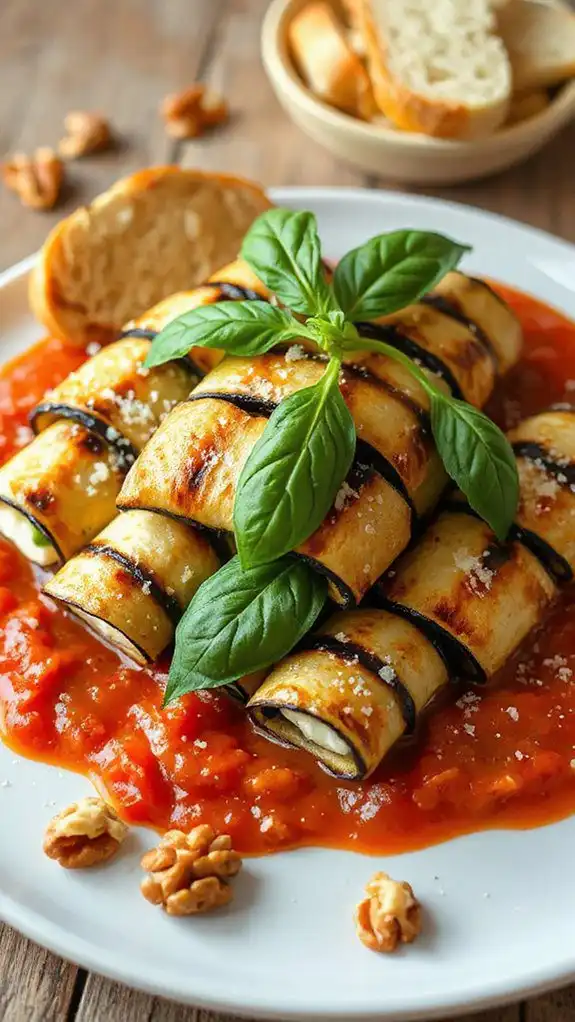 assemble the involtini dish