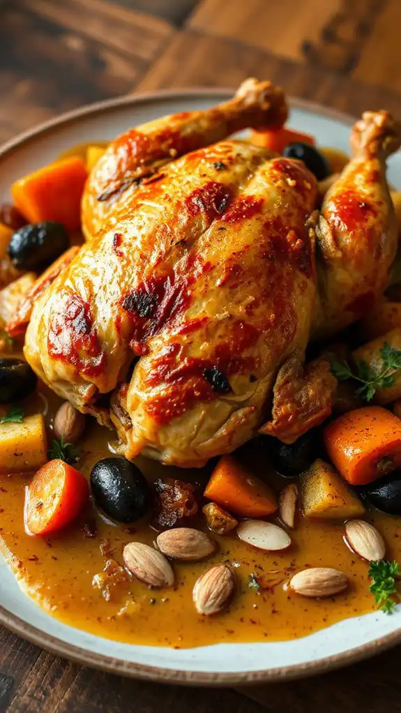 authentic moroccan chicken dish