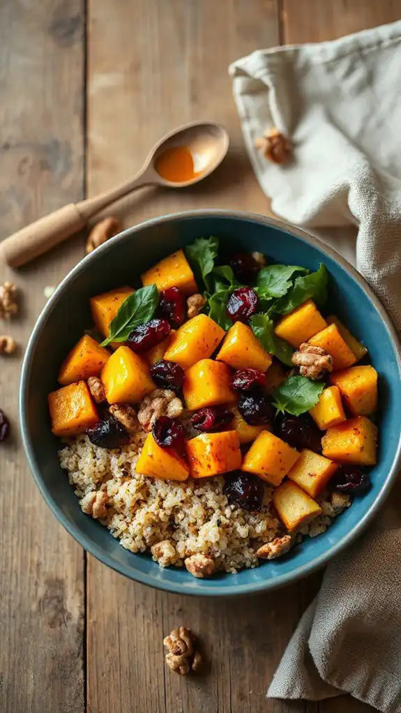 autumn inspired wholesome meal