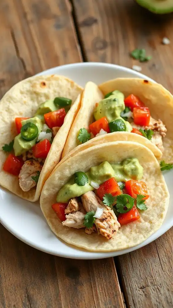 avocado chicken taco recipe