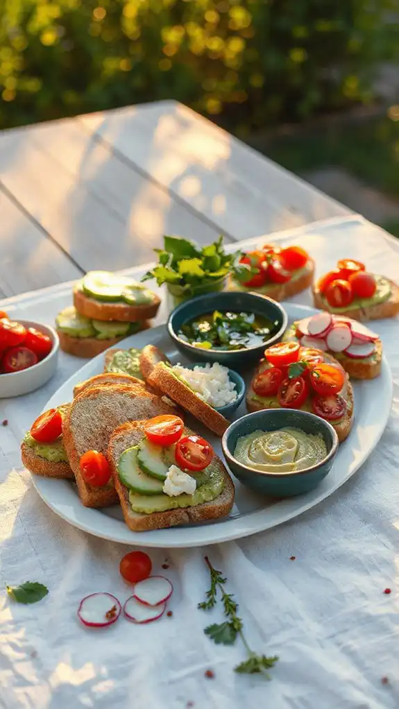 avocado toast toppings station avocado toast toppings station