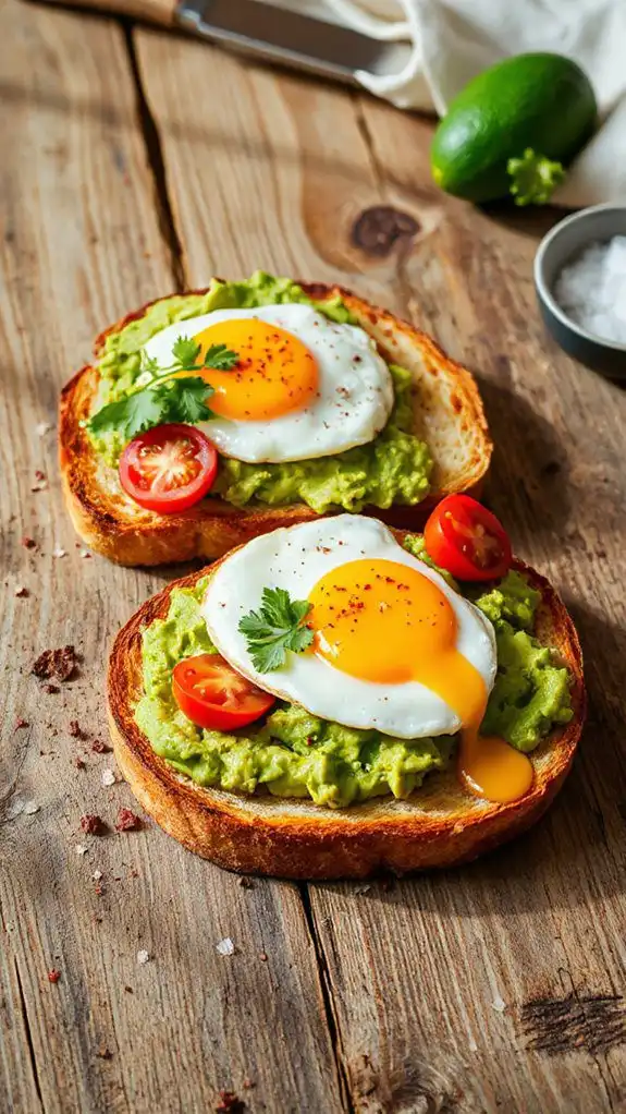 avocado toast with egg