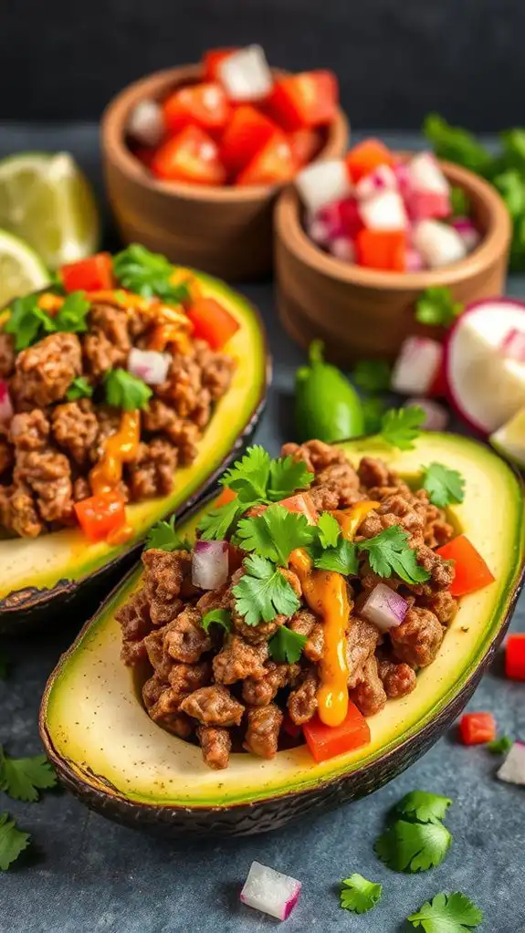 avocados filled with beef avocados filled with beef
