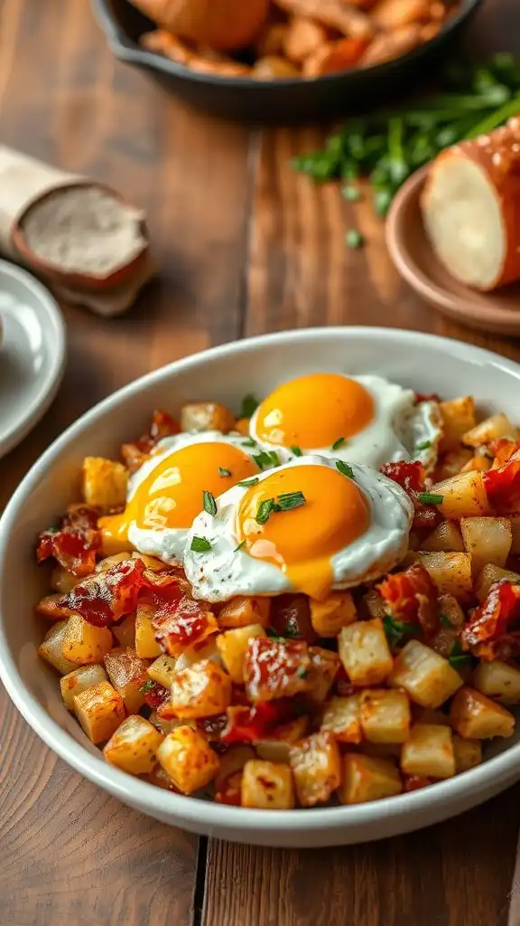 bacon and egg combination