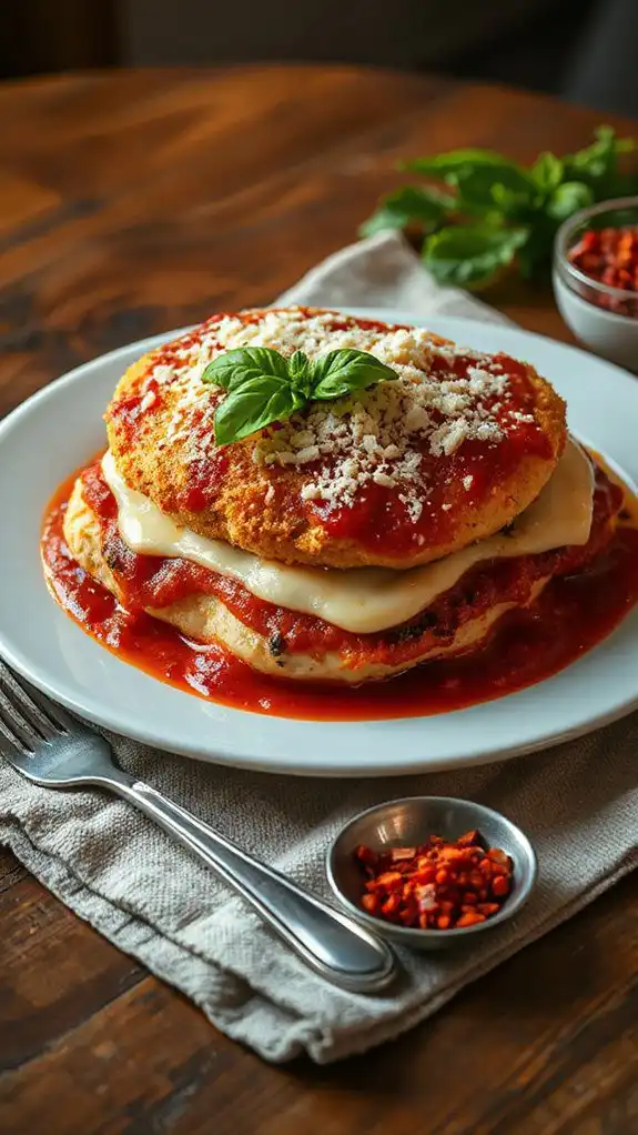 baked chicken with parmesan