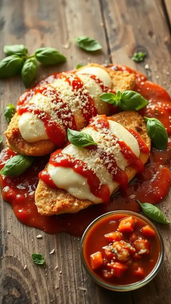 baked chicken with parmesan