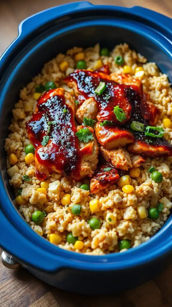 baked chicken with rice