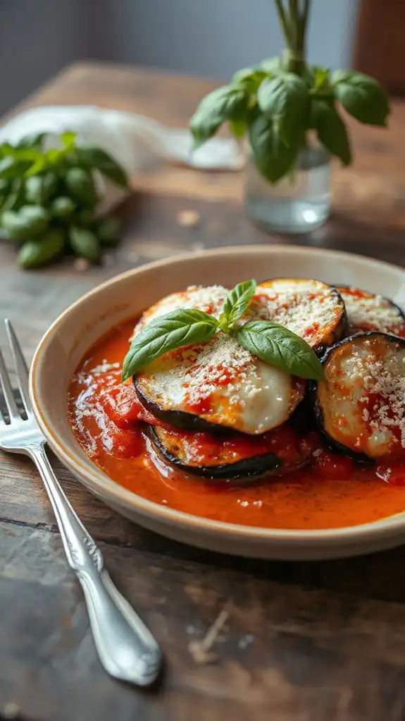baked eggplant parmesan recipe