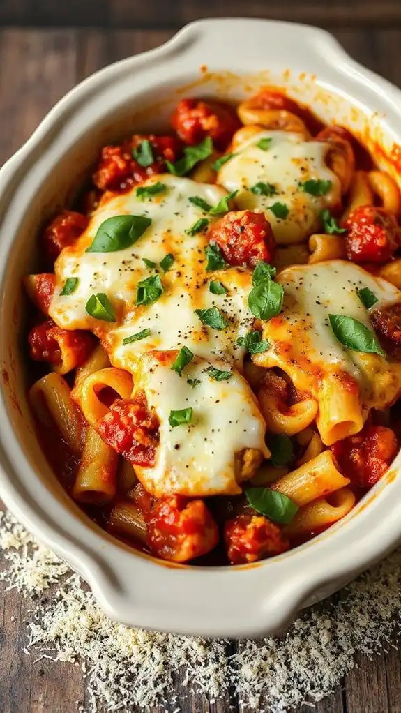 baked pasta with chicken