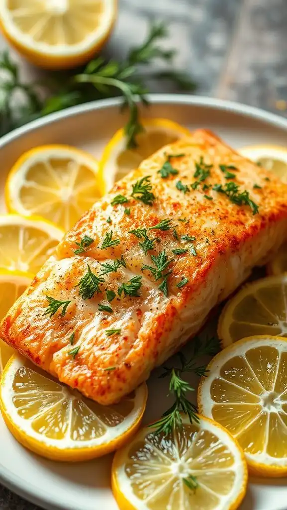 baked salmon with dill baked salmon with dill