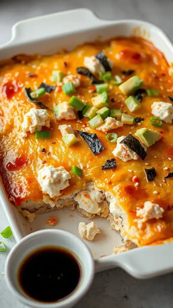 baked sushi dish delight