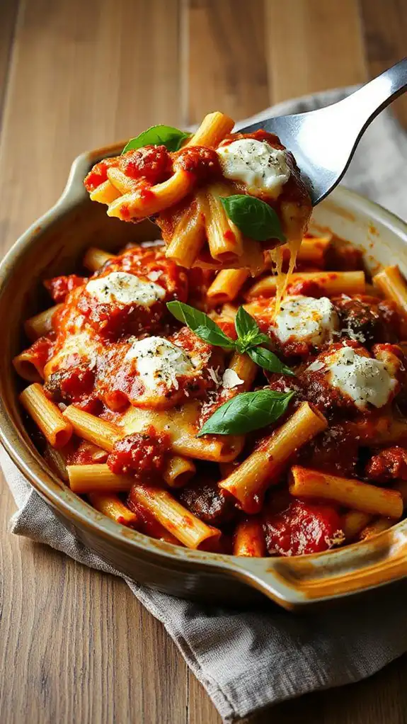 baked ziti recipe variation