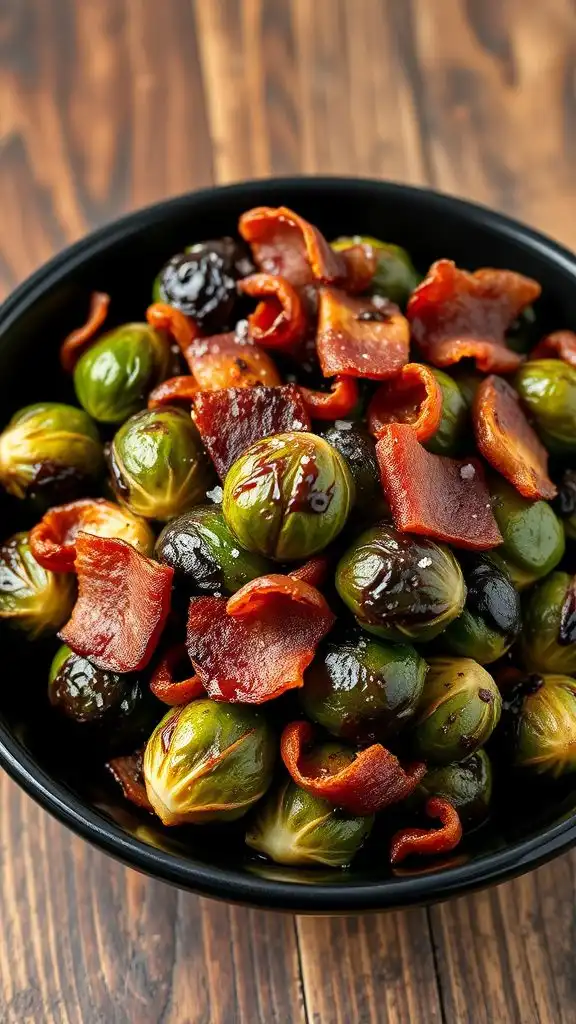 balsamic brussels sprouts bacon