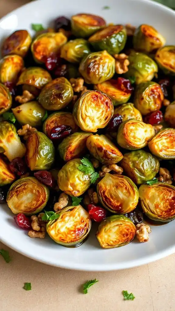 balsamic brussels sprouts dish balsamic brussels sprouts dish