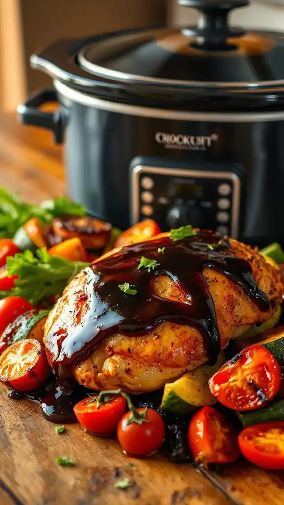 balsamic chicken with vegetables