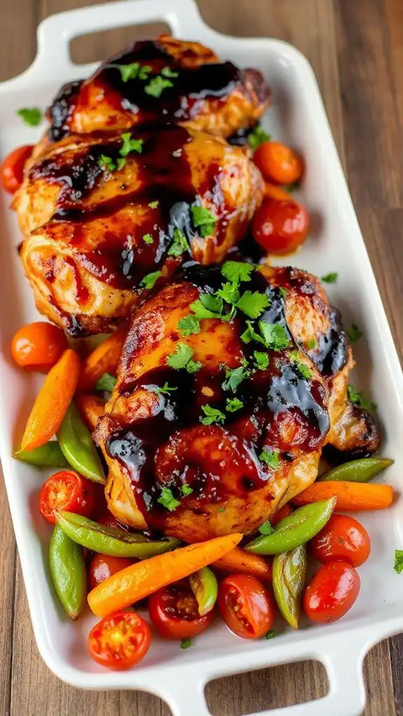 balsamic glazed chicken thighs
