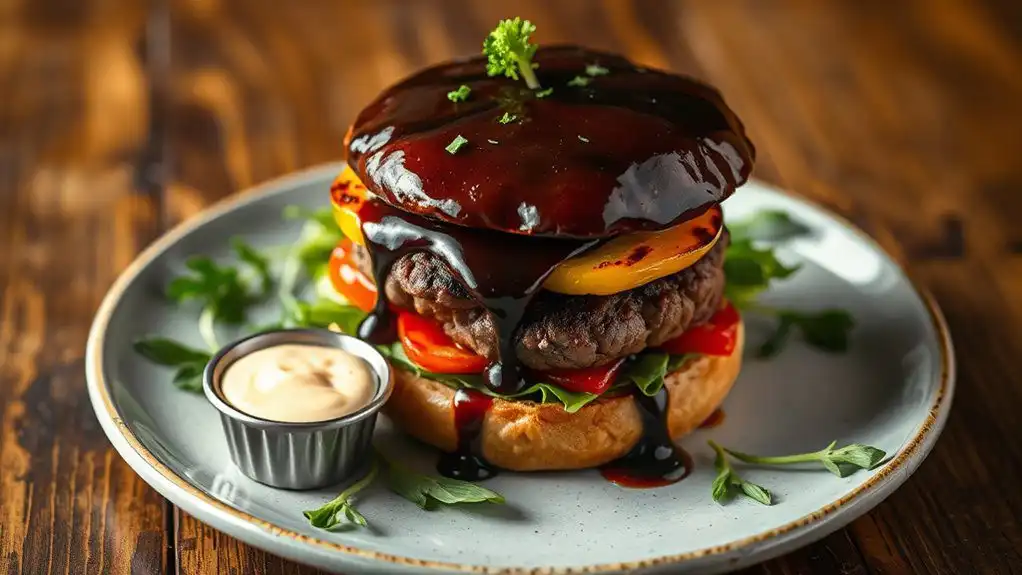 balsamic grilled burger delight