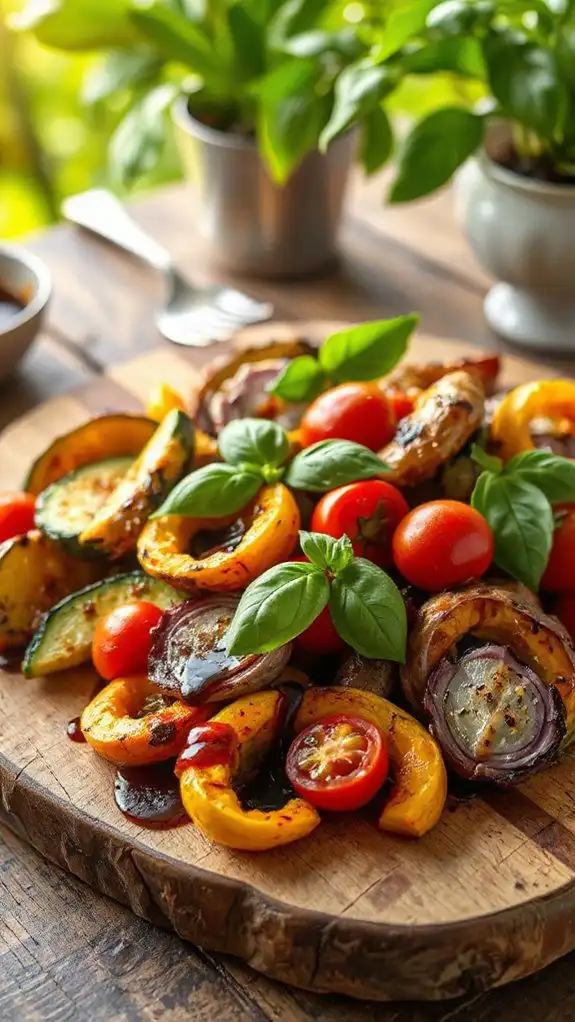 balsamic roasted vegetable medley
