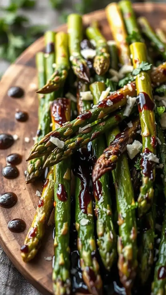 balsamic seasoned asparagus dish balsamic seasoned asparagus dish