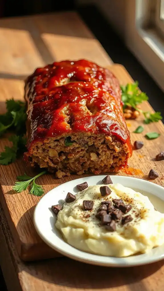 banana bread inspired meatloaf recipe